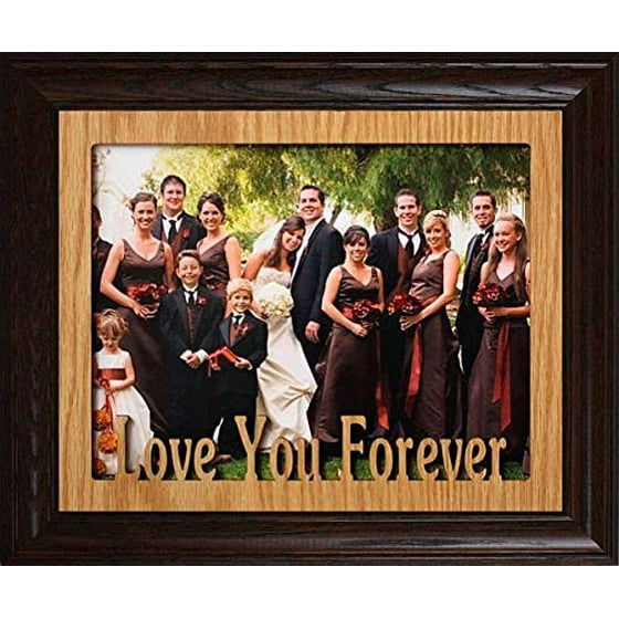 8x10 Love You Forever Landscape Photo Laser Name Frame Wedding 8x10 Love You Forever Landscape Photo Laser Name Frame Wedding Anniversary Black Com