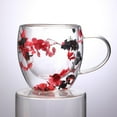 thumbnail image 2 of 2pcs Double Wall Glass Coffee Mugs Insulated Heat Resistant Glass Mug, 2 of 9