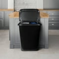 Hefty 20.4 gal Dual Function XL Plastic Divided Kitchen Trash Can