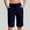 Navy, variant on Women's High Waisted Yoga Shorts with Pockets 2026 Summer Casual Knee Length Comfy Breathable Workout Running Athletic Beach Shorts