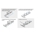 thumbnail image 4 of Linear Guide Rail Kit, 4 Point Contact Linear Rail Guide Self Aligning  for Automation Equipment, 4 of 7