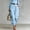 Light Blue, variant on Morttic Women's Elegant Solid Color Multi-Pocket Cargo Pants – Loose Wide-Leg High Waisted Casual Trousers (No Belt) Light Blue,S