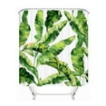 thumbnail image 1 of CSCHome Shower Curtain Summer Leaves Bath Curtain 70.9x70.9inch the Fabric Is Comfortable, Soft and Not Easy to Deform, Waterproof for Bathroom, Hotel, 1 of 5