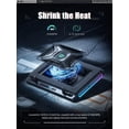 thumbnail image 2 of Laptop Cooling Pad llano V10 para juegos con ventilador de 4,72 pulgadas, 13-17,3 pulgadas, 2 of 7