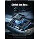 thumbnail image 2 of Laptop Cooling Pad llano V10 para juegos con ventilador de 4,72 pulgadas, 13-17,3 pulgadas, 2 of 7