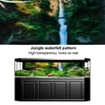 thumbnail image 4 of Fish  Poster,  Fish  Backdrop Adhesive 3D Effect Poster Sticker Decoration PVC Jungle Waterfall Pattern Aquarium Background Sticker, 4 of 8