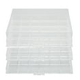 thumbnail image 4 of Acrylic Jewelry Organizer, Dustproof Clear 72 Grids Earring Storage Box with Lid for Rings, 4 of 7