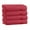 Cherry Red, variant on 100% Cotton 4-Pack Bath Towel Sets - Extra Plush & Absorbent Cherry Red Bath Towels - 54" x 27" (Cherry Red)