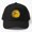 Black, variant on Sap Moon Baseball Cap, Fourth Full Moon Farmer's Almanac Graphic Design, Classic Hat