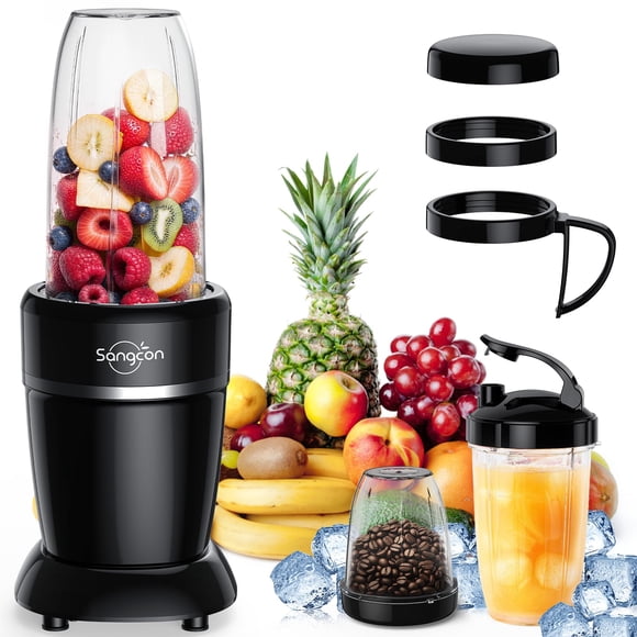 Licuadora Sangcon 1000W portátil para smoothies, set con vasos
