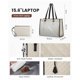 thumbnail image 4 of Tote Bag for Women Laptop Bag with Lunch Compartment, 4 of 5