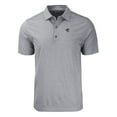 thumbnail image 2 of Men's Cutter & Buck  Heather Black Seton Hall Pirates Big & Tall Forge Eco Heather Stripe Stretch Recycled Polo, 2 of 3