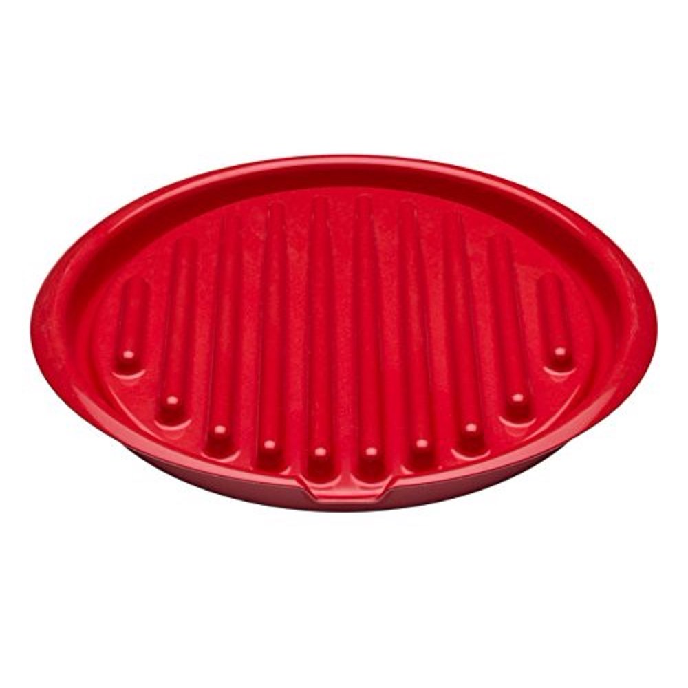 Zak Designs Zakwave 11.5 In. Microwave Tray, Red