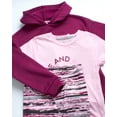 thumbnail image 5 of RBX Girls Pants Set - 3 Piece Soft Fleece Pullover Hoodie Graphic Tees and Leggings for Girls, 5 of 7