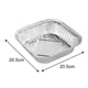 thumbnail image 3 of Caja de papel de aluminio desechable con revestimiento para freidora de aire de 50 piezas (C), 3 of 4