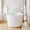 Y1023, variant on ANGELES HOME 41 in Acrylic Round Freestanding Soaking Bathtub with Groove Overflow and Pop-up Drainer, Modern White Bathtub