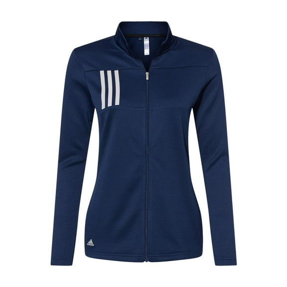 Adidas Women's 3-Stripes Double Knit Full-Zip