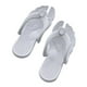 thumbnail image 2 of Matsuzay Zapatillas de viaje, chanclas portátiles, sandalias de playa de baño portátiles antideslizantes para el verano Juegos de accesorios de baño Gris claro S, 2 of 6