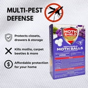Moth Shield Moth Balls for Pest Control, Lavender Scented, 24oz