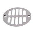 thumbnail image 5 of Westbrass Round Brass Shower Strainer Drain Cover with Crown Ring, Polished Chrome, 5 of 6