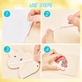 thumbnail image 6 of 600Pcs Double Sided Foam Sticky Strips White Foam Tapes Plastic Dual-Adhesive EVA 3D Foam Mount Adhesive Foam Strip for Art Supplies Shaker Card Paper Scrapbooking (5.9 Inch), 6 of 6