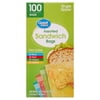 Great Value Fresh Seal Zipper Bags, Sandwich, Assorted Colors, 100 Count