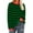Green, variant on Gnshining Oversized Sweatshirts for Women Striped Long Sleeve Tops Color Block Crew Neck Fall Casual Loose Pullovers