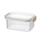thumbnail image 1 of Puntoco Caja de almacenamiento de granos sellada a prueba de humedad para el hogar, grado alimenticio de cocina, plástico transparente, almacenamiento en el hogar, 1 of 1