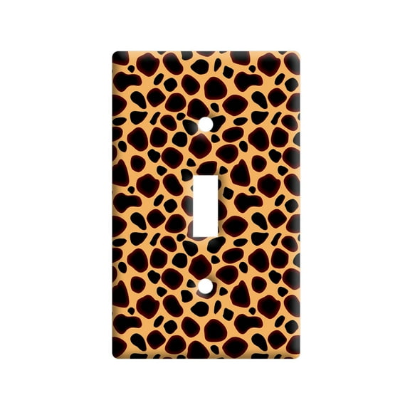 Cheetah Print Light Switch Plate Cover