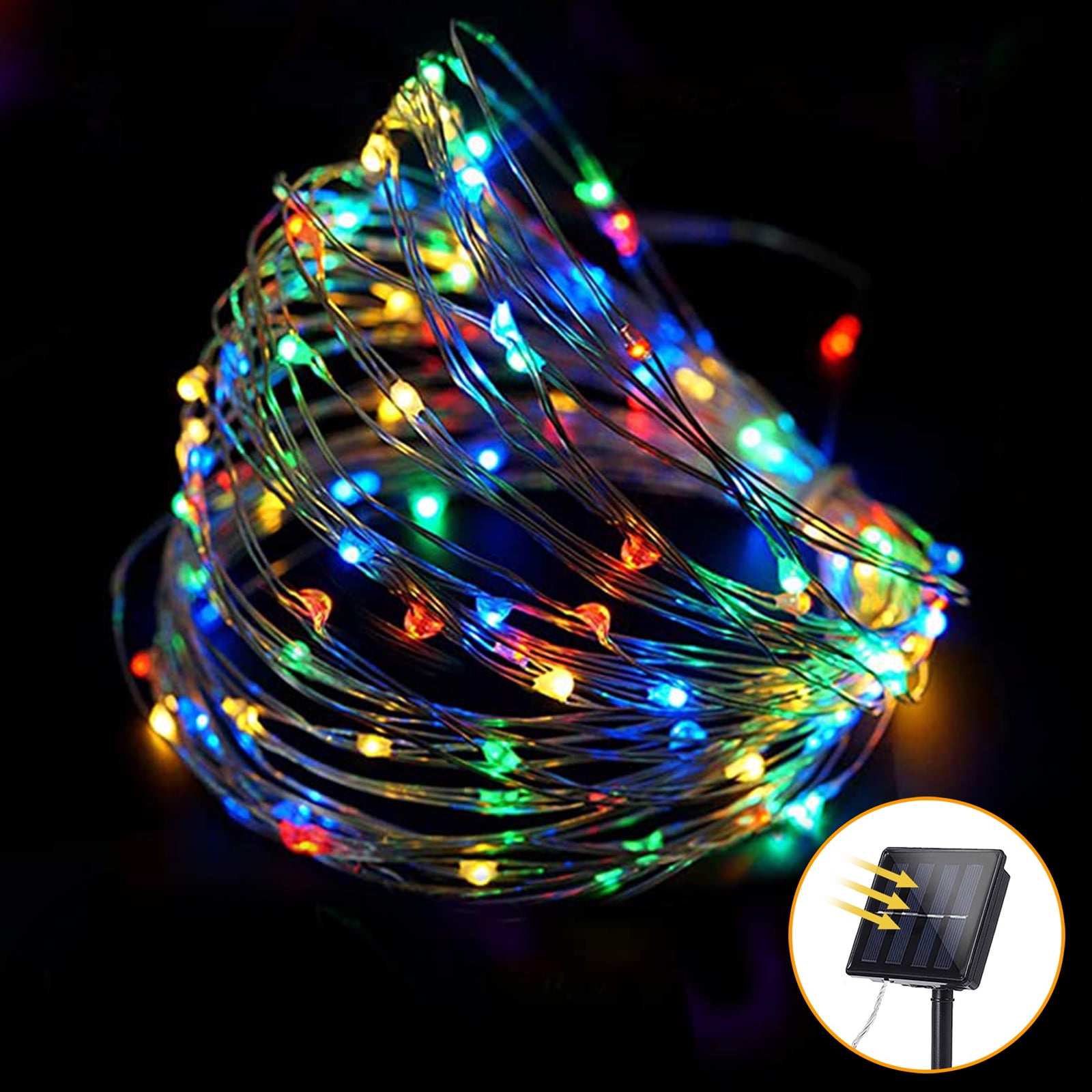 Wedding Deck Fence Patio 2-Wire LED Rope 10MM Light Holiday Decorativ Party 