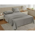 thumbnail image 3 of 100% Cotton Full/Double Size Sheet Set – 450 Thread Count Soft & Breathable Sateen Bed Sheets with Deep Pockets – 4-Piece Bedding Set – Paloma, 3 of 11