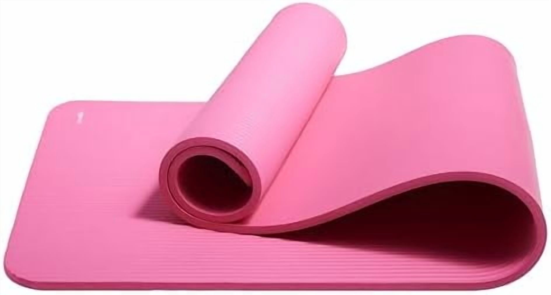 Extra Thick Exercise Yoga Mat with Carrying Strap
