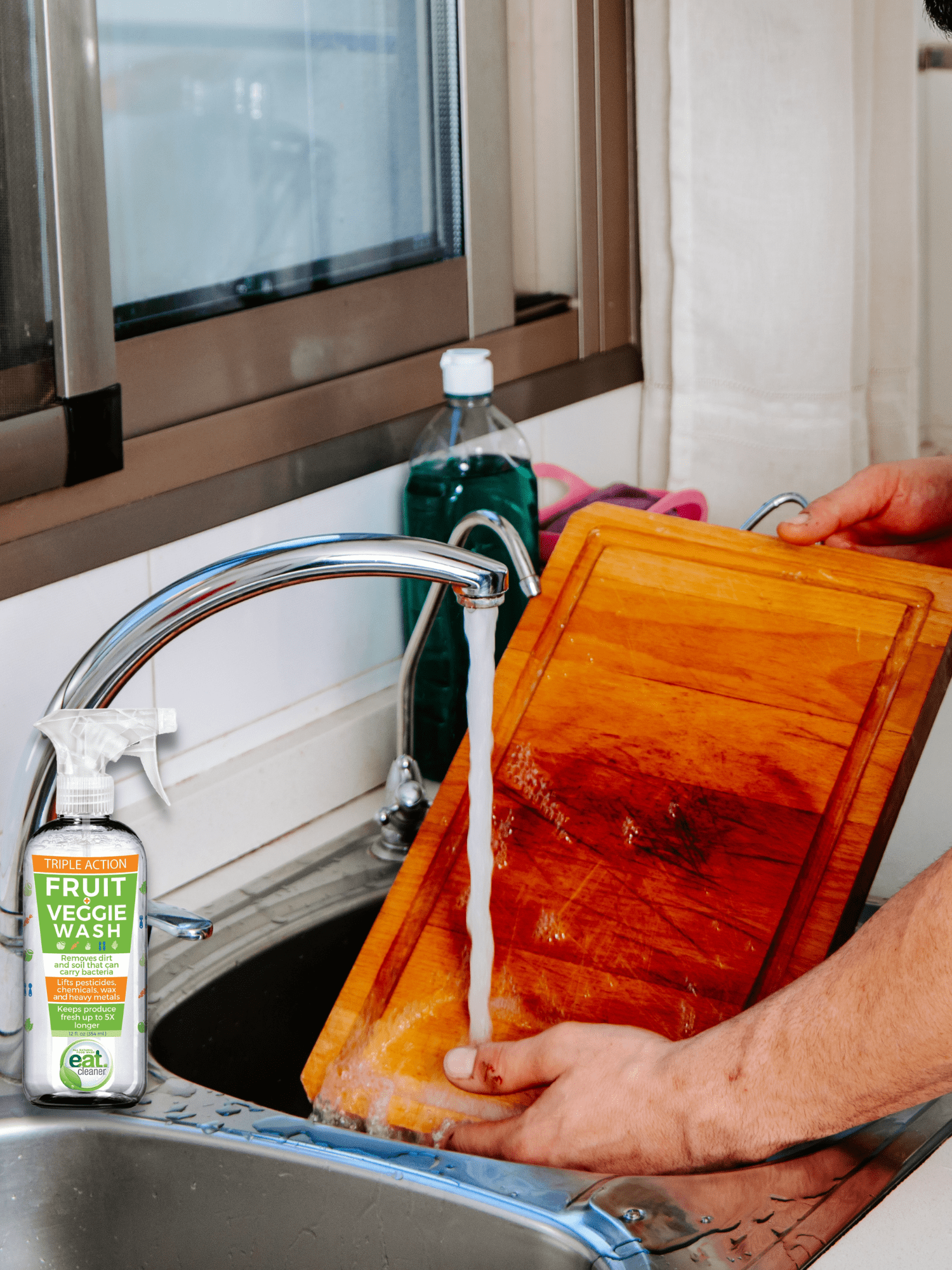 Eat Cleaner Fruit and Veggie Wash Spray, Produce Wash and Cleaner- Pack of 3