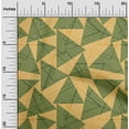 thumbnail image 1 of oneOone Viscose Jersey Fabric Rectangle & Triangle Geometric Printed Craft Fabric BTY 60 Inches Wide, 1 of 5