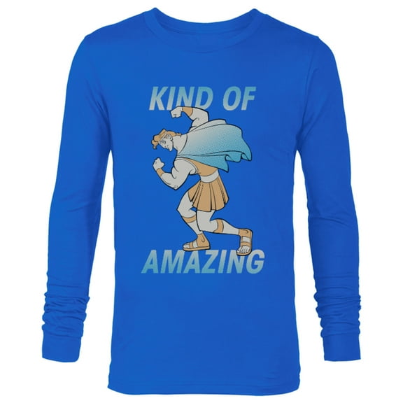 Disney Hercules Kind of Amazing T-Shirt - Long Sleeve T-Shirt for Men - Customized-Royal