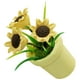 thumbnail image 4 of KAKOWELY Planta en maceta en miniatura Mini casa Girasol Mini casa Planta en maceta Mini casa Accesorio, 4 of 5
