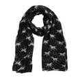 thumbnail image 4 of WHAMVOX Voile Scarf for Women with Beautiful Faded Vintage Look in Black Color Perfect for Everyday Wear, 4 of 8