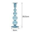 thumbnail image 4 of 2 uds portavelas de cristal soporte candeliere decoración comedor Navidad Colco Sujetavelas, 4 of 7