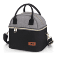 thumbnail image 1 of Lonchera Térmicas Bolsa Almuerzo Para Dama Lab.G Negro Gris, 1 of 5