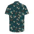 thumbnail image 5 of ZCFZJW Summer Men's Hawaiian Shirt Big and Tall Regular Fit Short Sleeve Floral Print Button Down Shirts Tropical Vacation Beach Shirts Tops Multicolor#15 M, 5 of 5