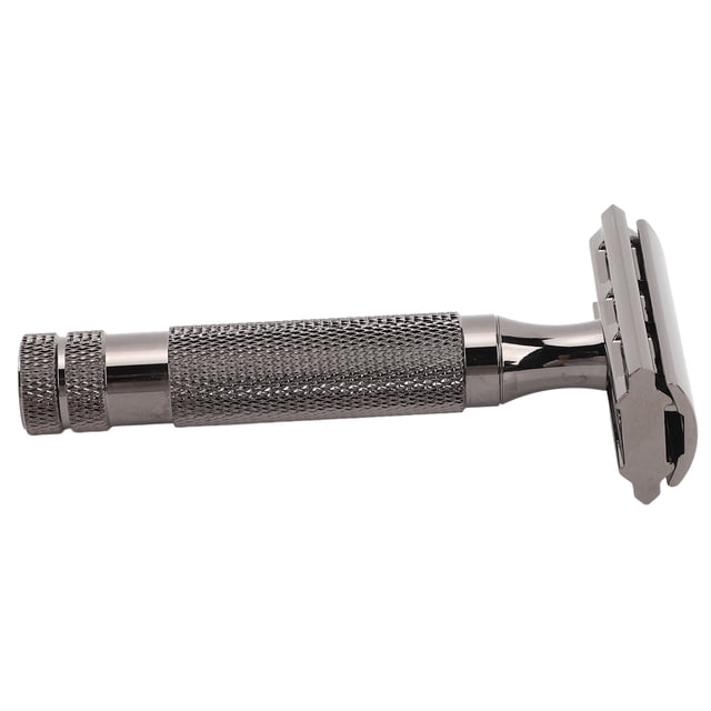 Outils de Tondeuse à Barbe de Sécurité, Acier Inoxydable Prise Confortable Tondeuse à Barbe Compacte Réutilisable Efficace pour Dortoir pour Salle de Bain