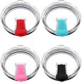 thumbnail image 1 of 4 pcs tumbler cup lids with splash proof for 20 oz., 1 of 3