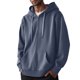 thumbnail image 3 of MHFRRA Sudadera con Capucha para Hombre, de Manga Larga, Informal, con Cordón y Bolsillo Azul, 3 of 3