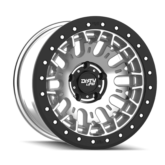 17x9 Dirty Life 9317 DT-3 Machined Wheel 5x5 (-38mm)