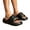 stag126-01-Black, variant on BRICH Animal Printed Slippers for Women Men Cute Indoor Slippers Cushioned Sole Waterproof Sliders 04-Yellow 10.5