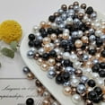 thumbnail image 7 of Clearance Decorative Stones under $1,150Pcs Floating Beads No Hole Floating Highlight Catching Round Beads Vase Filler Faux Pearl Home Supply, 7 of 7