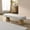 Beige, variant on 64" Boucle Upholstered Cnd of bed Bench, Window Bench High Density Foam, Hallway Bench Pre-Assembled for dining and lounge areas, Beige