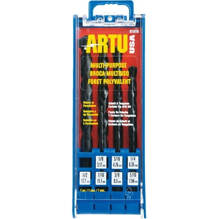 

Artu USA Inc ARTU 7-Piece Multi-Purpose Drill Bit Set 1/8 In. Thru 5/16 In.