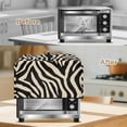 thumbnail image 4 of Whosucclay Zebra Stripes Print Microwave Cover Splash Proof Microwave Universal Oven Dust Cover with Top Handle Oil-Proof Kitchen Appliance Covers for Home Kitchen Decor-S, 4 of 7