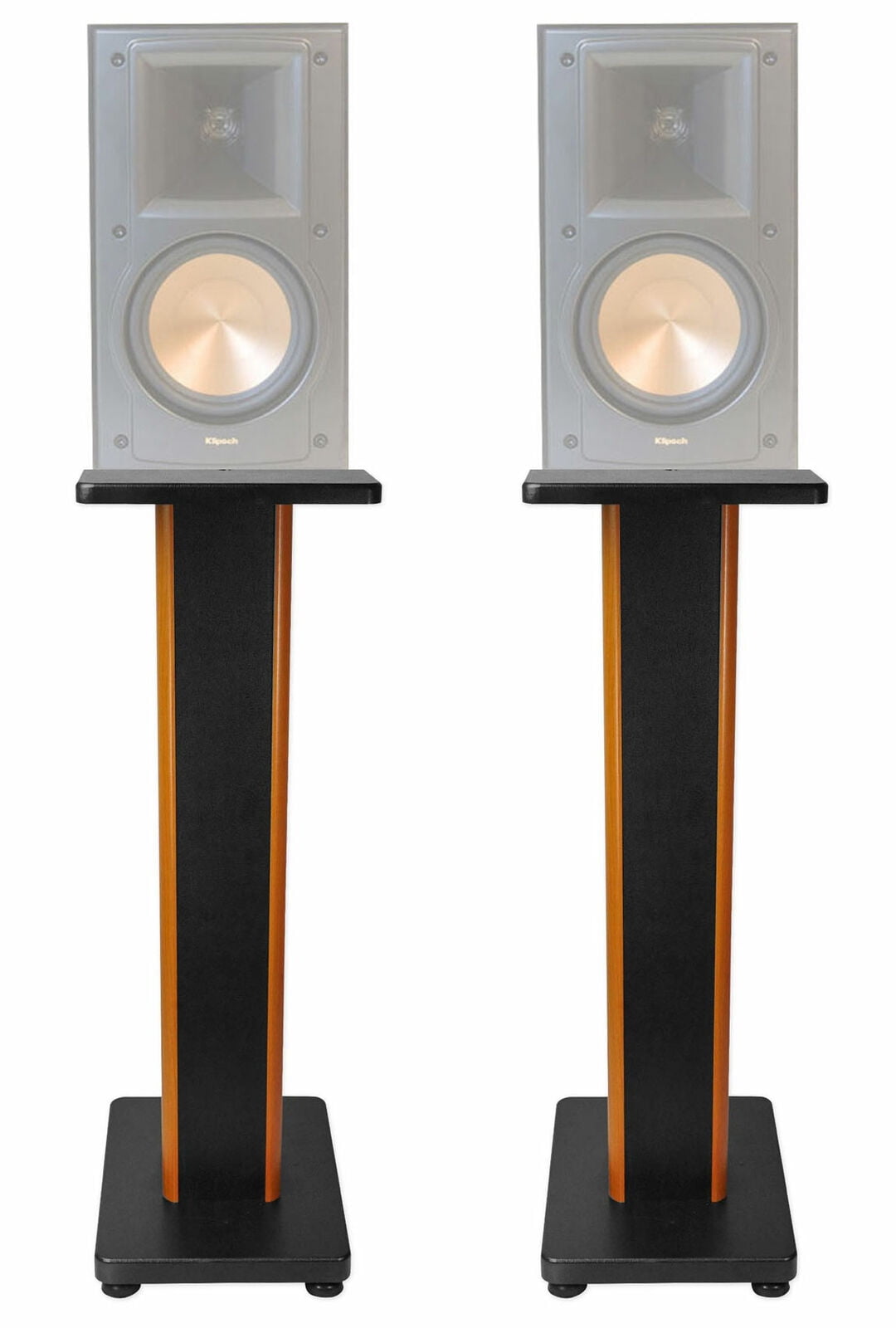 Pair 28" 2Tone Speaker Stands For Klipsch RB51 II Bookshelf Speakers